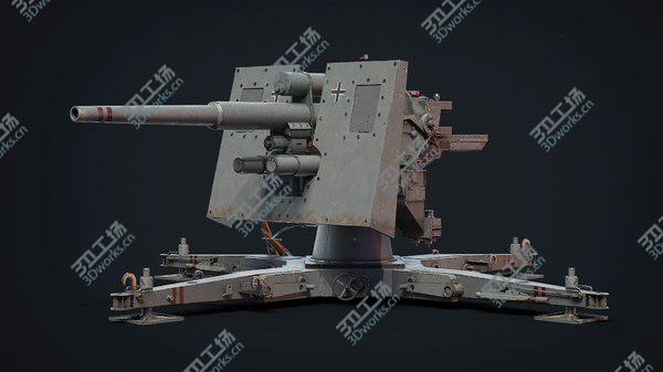 images/goods_img/20210312/3D 88 Flak Cannon Gameready model/1.jpg